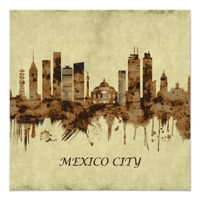 Poster Mexico City Mexico City (Devant)