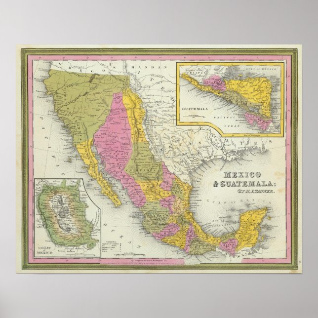 Poster Mexique et Guatemala (Devant)