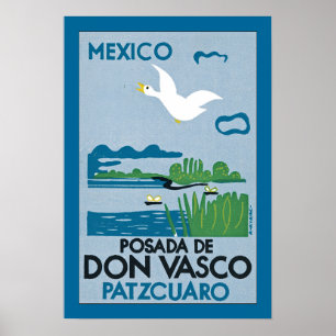 Poster Mexique - Posada de Don Vasco