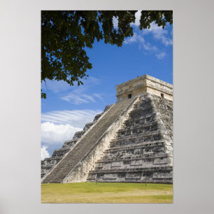 Poster Mexique, Quintana Roo, près de Cancun, Chichen