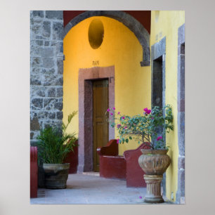 Poster Mexique, San Miguel de Allende, entrée Archway