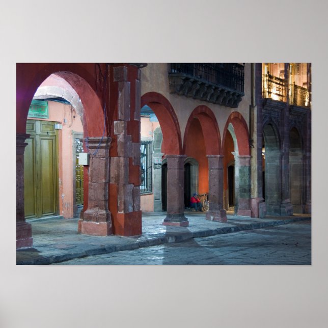 Poster Mexique, San Miguel de Allende, Le Jardin, (Devant)