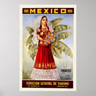 Poster Mexique Tehuantepec