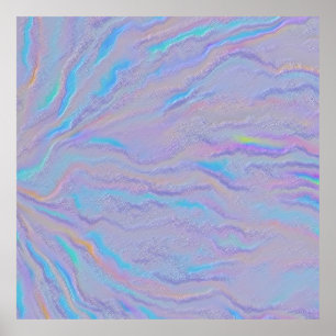 Poster Mezmerizing Iridescence Stone