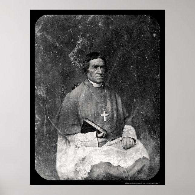 Poster Mgr Baraga Daguerreotype 1844 (Devant)