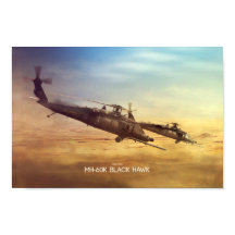Poster MH-60K Faucon noir