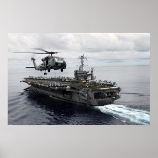 Poster MH-60R Sea Hawk quitte le USS John C Stennis