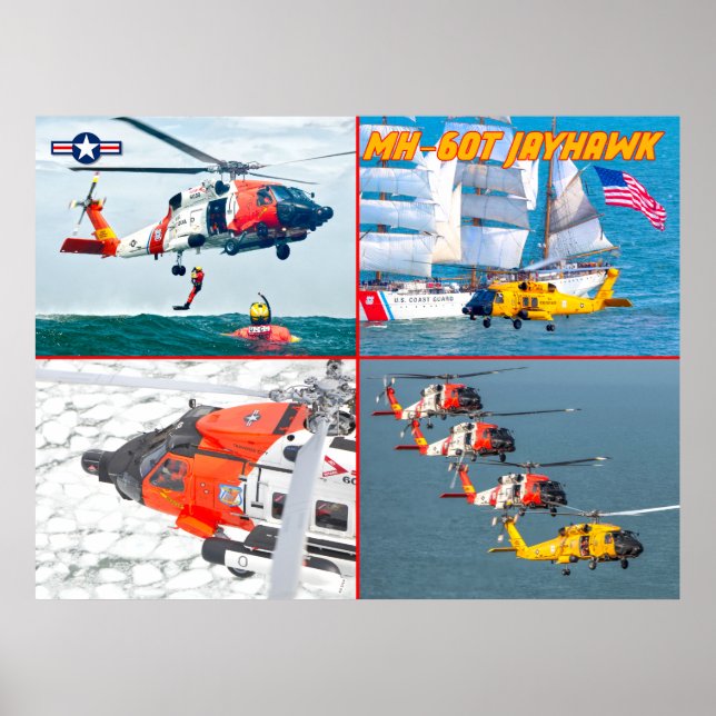 POSTER MH-60T JAYHAWK (Devant)