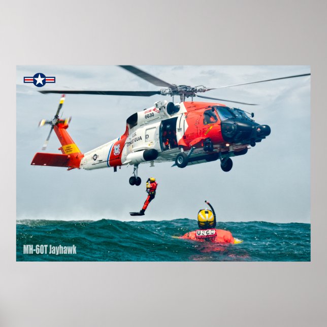 POSTER MH-60T JAYHAWK (Devant)
