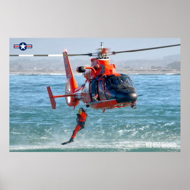POSTER MH-65C DOLPHIN (Devant)