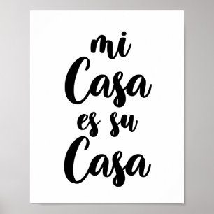 Poster Mi casa es su casa