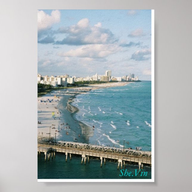Poster Miami Beach (Devant)