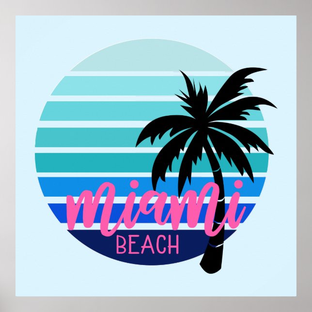 Poster Miami Beach (Devant)