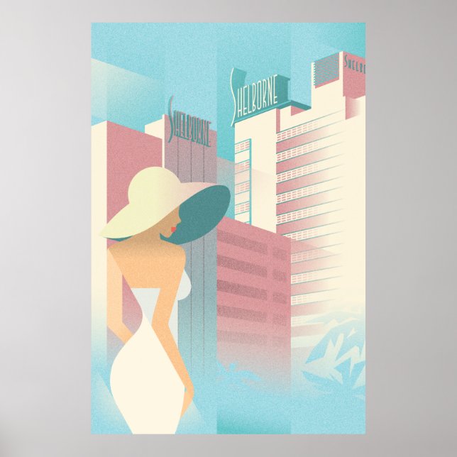 Poster Miami Beach | Shelborne (Devant)