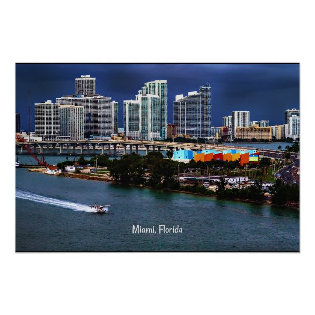 Poster Miami, Floride (Devant)
