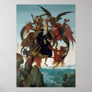 Poster Michel-Ange - Le tourment de Saint-Antoine