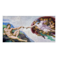 Michelangelo - Création d'Adam Isolé