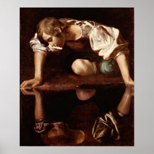 Poster Michelangelo Merisi da Caravaggio-Narcissus