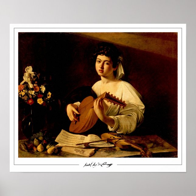 Poster Michelangelo Merisi da Caravaggio Zedign Art Poste (Devant)