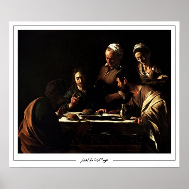 Poster Michelangelo Merisi da Caravaggio Zedign Art Poste (Devant)