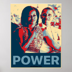 Poster Michelle and Barack Obama