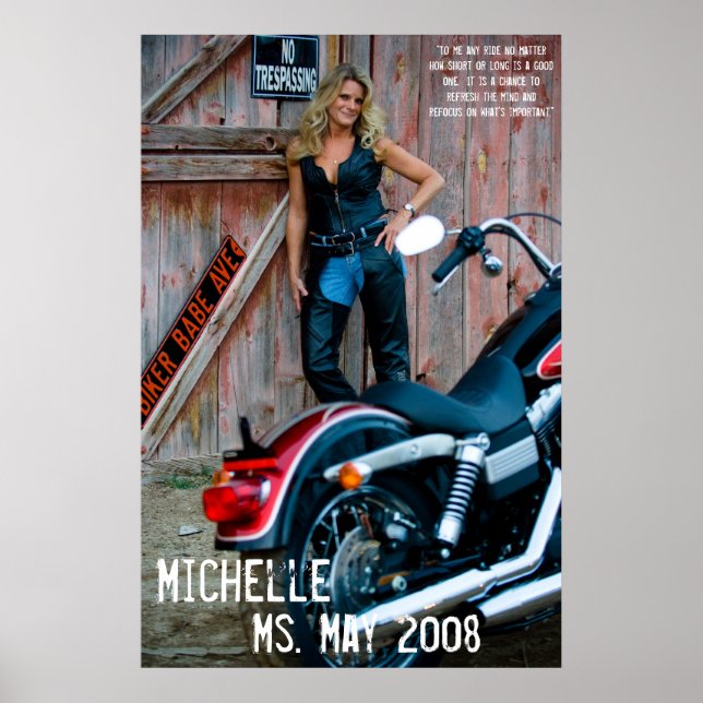 Poster Michelle, Mme May 2008 (Devant)