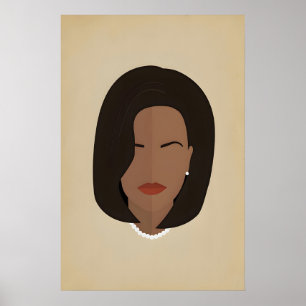 Poster Michelle Obama, icône des femmes noires qui font l