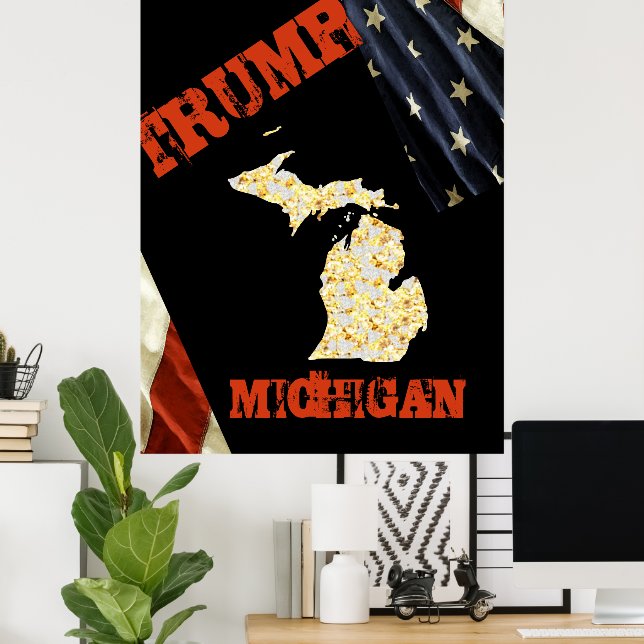 POSTER MICHIGAN  (Bureau à domicile)