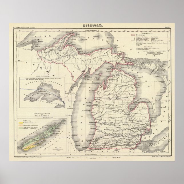 Poster Michigan 5 (Devant)