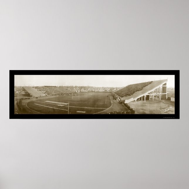 Poster Michigan Cornell Football Photo 1914 (Devant)