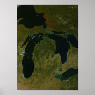 Poster Michigan de l'espace