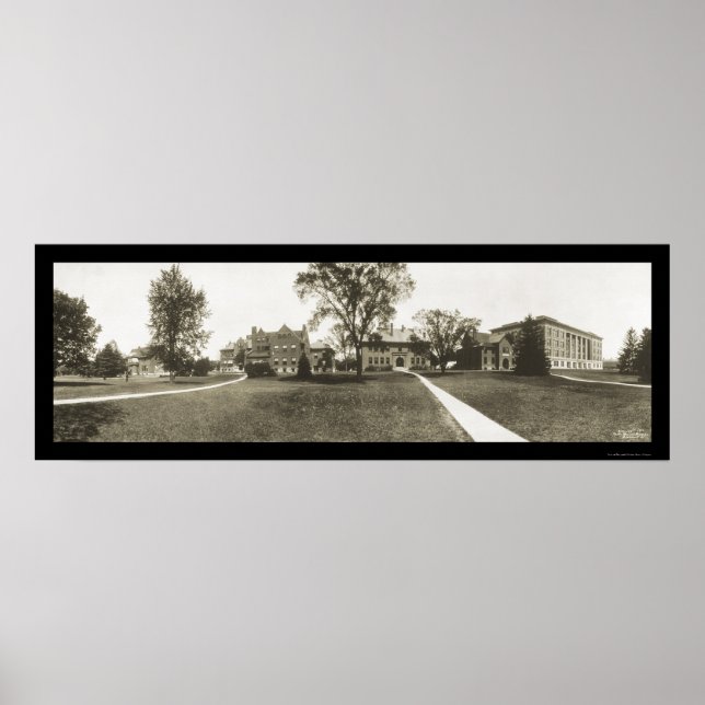 Poster Michigan State University Photo 1912 (Devant)