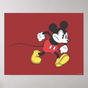 Poster Mickey classique   En colère