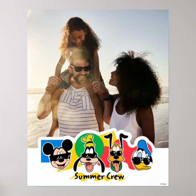 Poster Mickey et amis| Vacances d'été en famille (Devant)