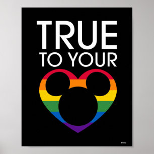 Poster Mickey Fidèle à votre cœur