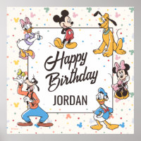 Mickey & Friends Caractère Disney Anniversaire