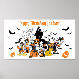 Poster Mickey & Friends Halloween Anniversaire