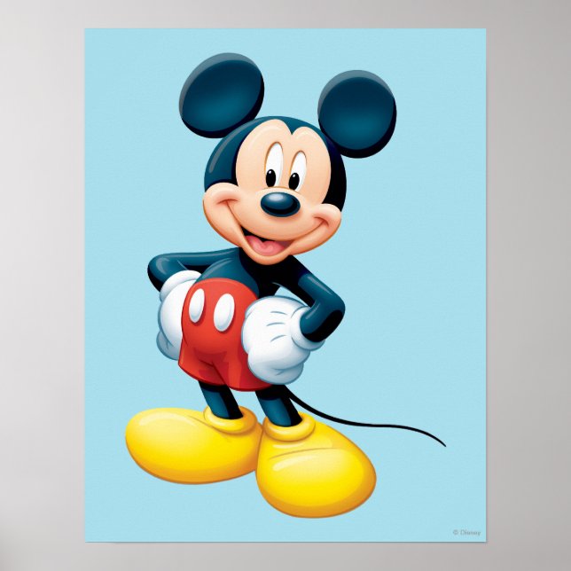 Poster Mickey | Mains sur les hanches (Devant)