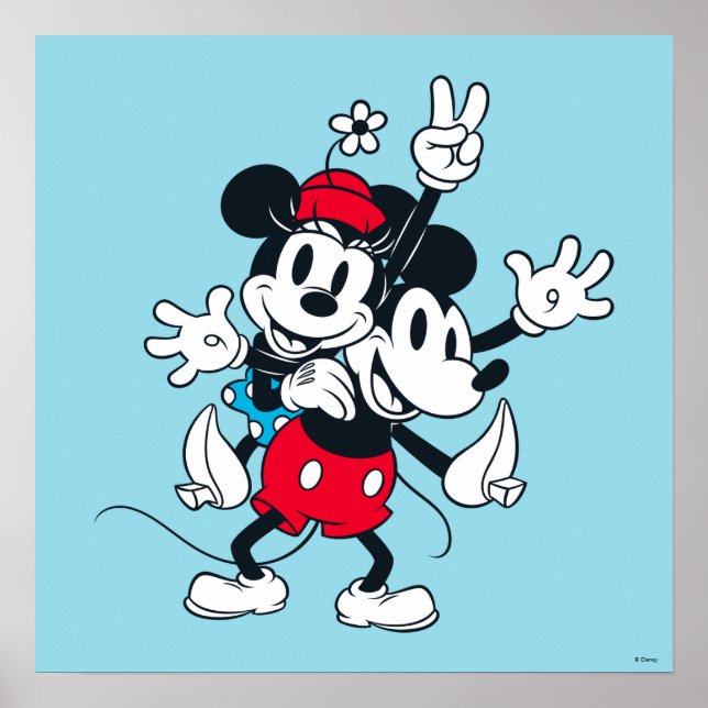 Poster Mickey & Minnie | Deux d'un genre (Devant)