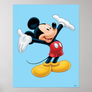 Poster Mickey Moderne   Aérographié