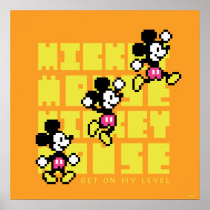 Poster Mickey Mouse Double Saut
