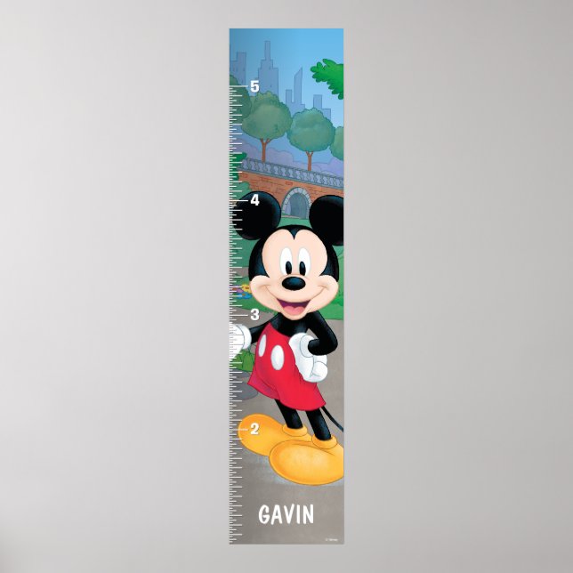 Poster Mickey Mouse | Graphique de croissance (Devant)