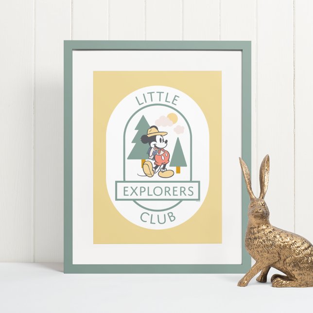 Poster Mickey Mouse | Le Club Des Petits Explorateurs (Créateur téléchargé)