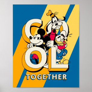 Poster Mickey & ses amis   Cool ensemble