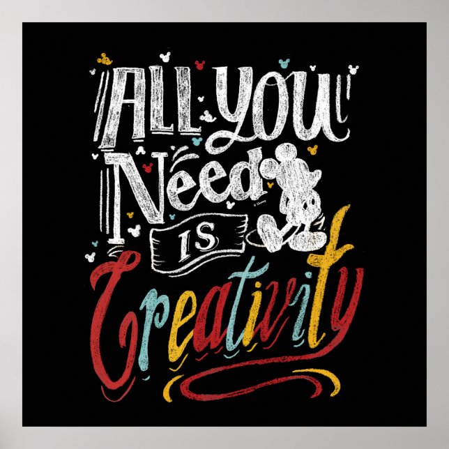 Poster Mickey tendance | Tout Ce Dont Vous Avez Besoin Es (Devant)
