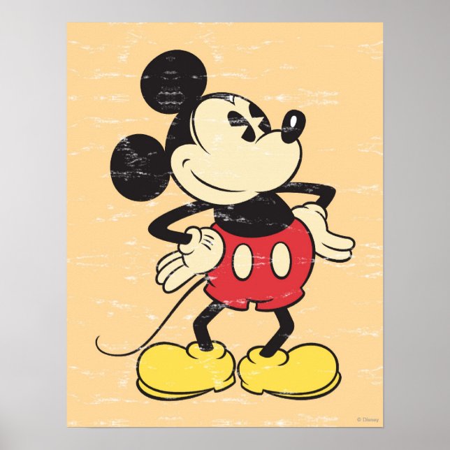 Poster Mickey vintage (Devant)