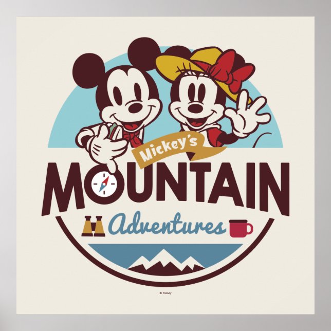 Poster Mickey's Mountain Adventures (Devant)