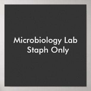 Poster Microbiologie Lab Staph uniquement