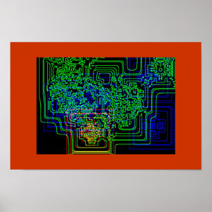 Poster Microchip Aztec