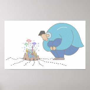 Poster Microcosme à vos pieds.